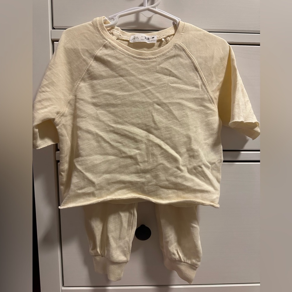 Zara Kids Cream Matching Set